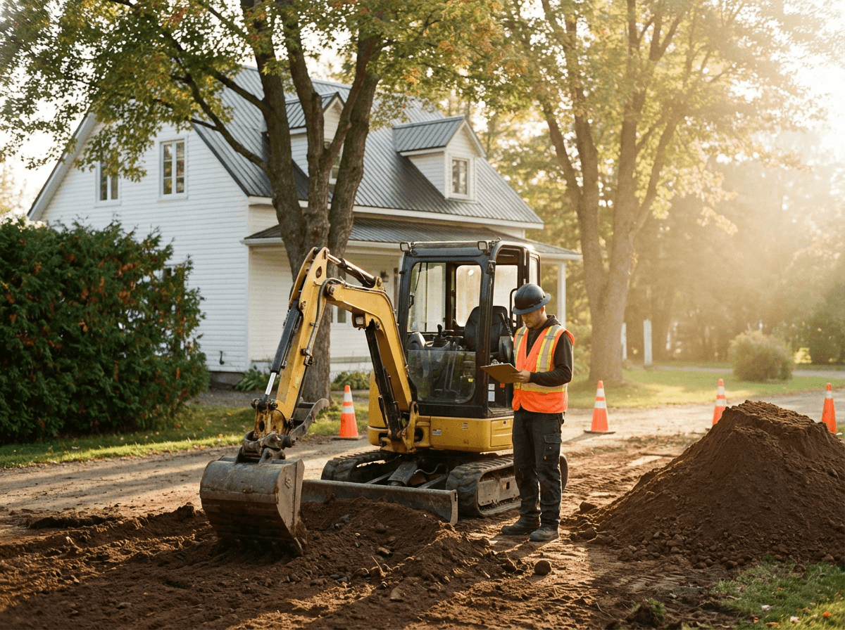 Excavation à Windsor — Pavage Préfontaine